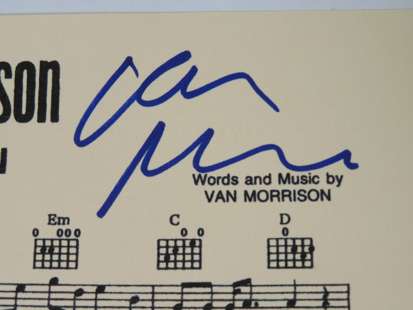 Caravan - Van Morrison (Signed Book)